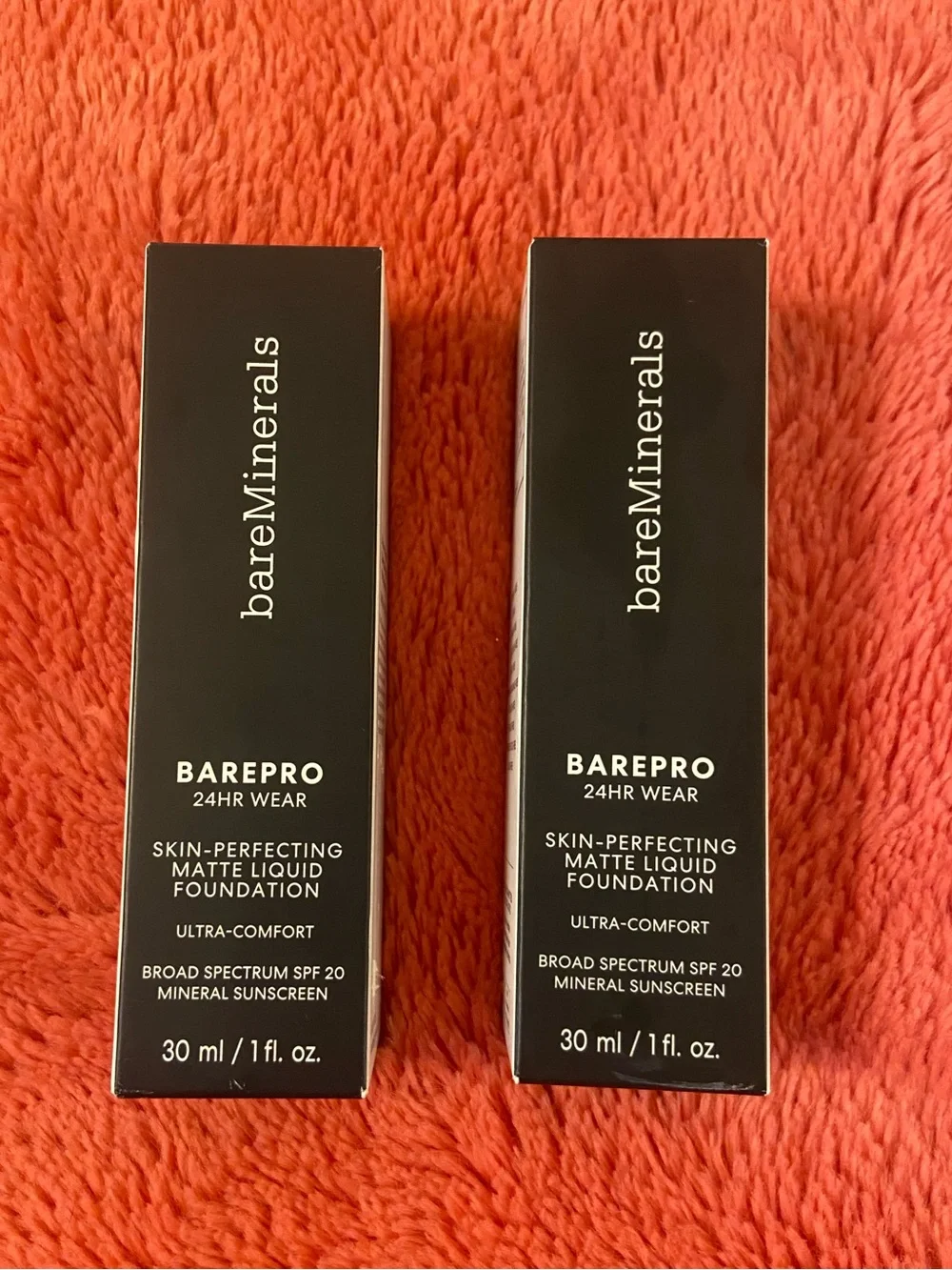 2 bareMinerals BAREPRO 24 HR Wear Matte Liquid Foundation - Fair 12 Cool NWT